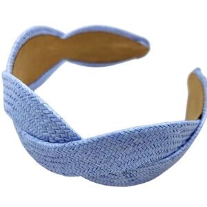 Light Blue Braided Headband